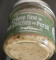 Crème fine de pois chiches au persil