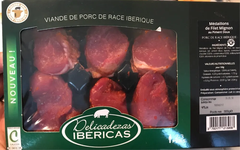 Medaillons de Filet Mignon au Piment Doux