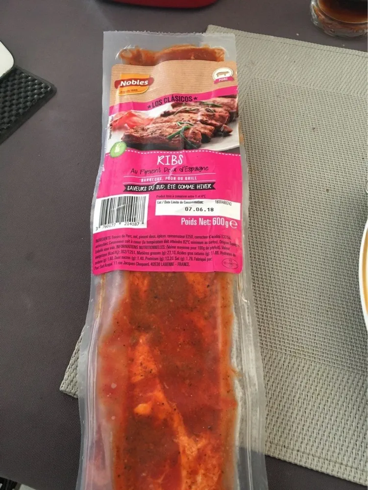 Ribs au piment doux