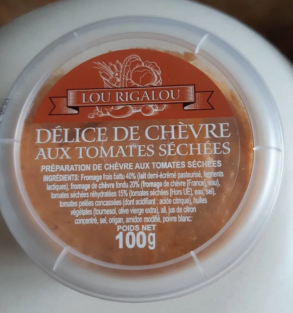 Délice de chèvre aux tomates séchées