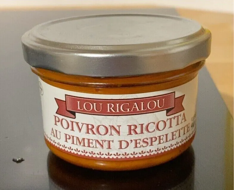Poivron ricotta au piment d’Espelette