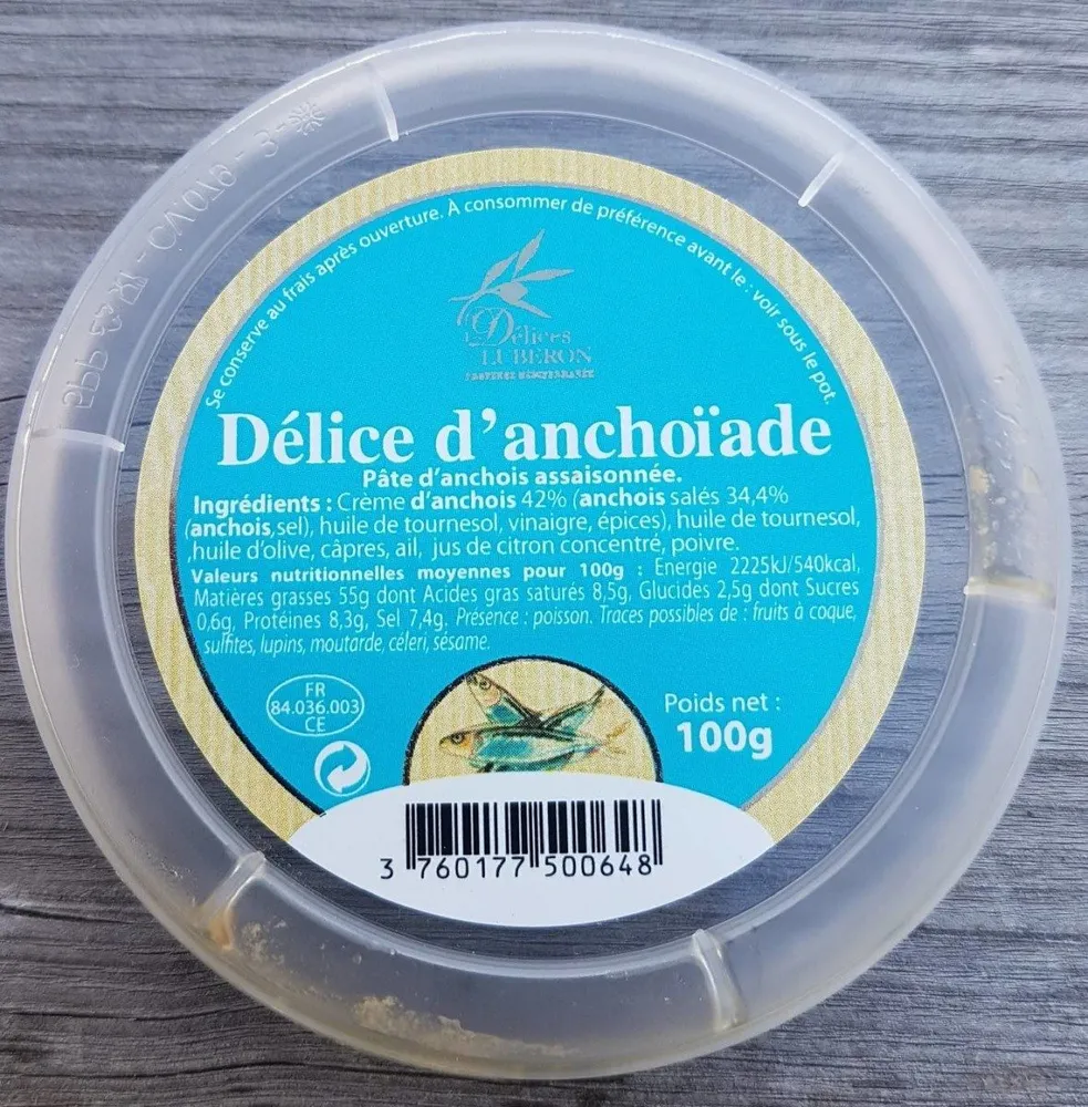 Delice d anchoiade