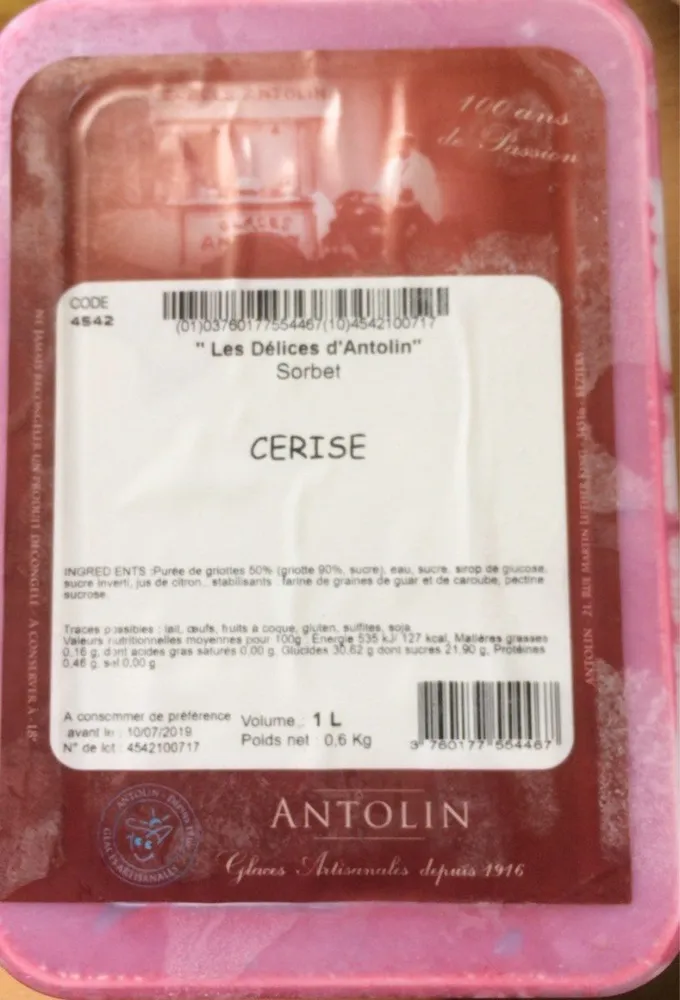 Sorbet cerise