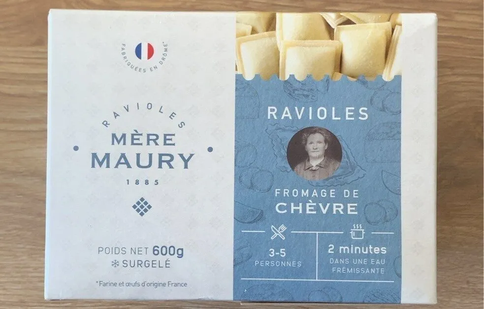 Ravioles au fromage de chèvre