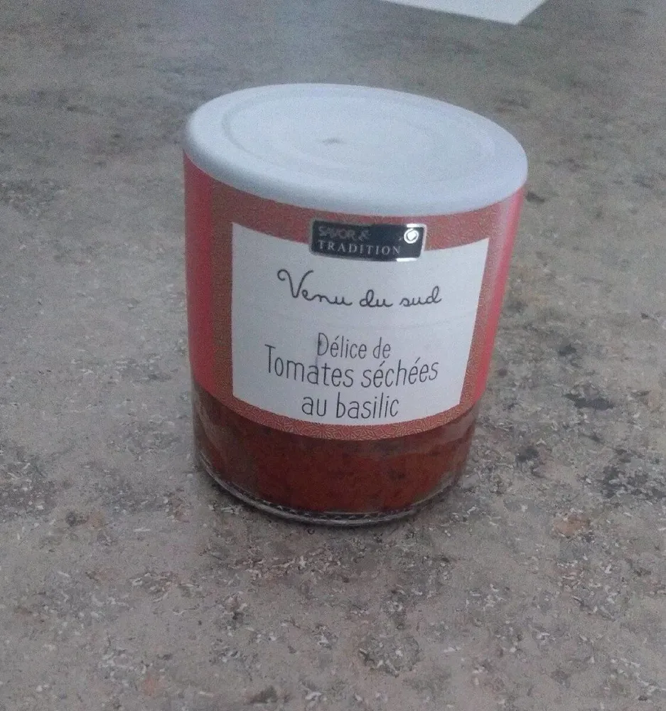 Délice de tomates séchées au basilic