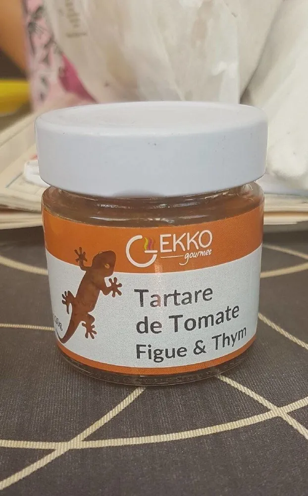 Tartare de tomate figue et thym