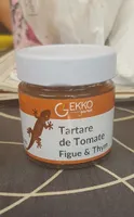Tartare de tomate figue et thym