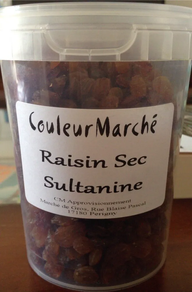 Raisin sec sultanine