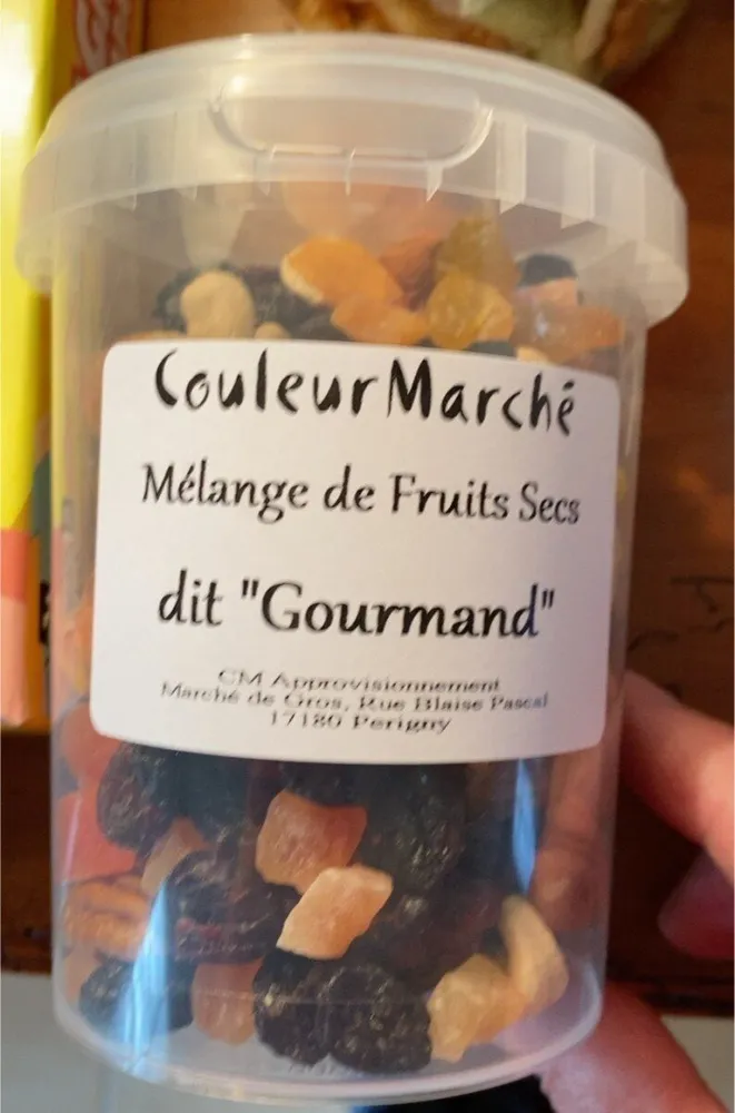 Mélange de fruits secs dit «  gourmand »