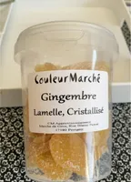 Gingembre lamelle, cristallisé
