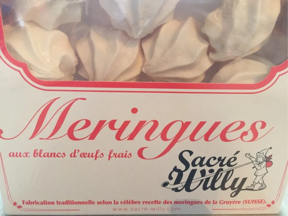 Meringues aux blancs d'œufs frais