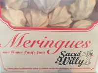 Meringues aux blancs d'œufs frais