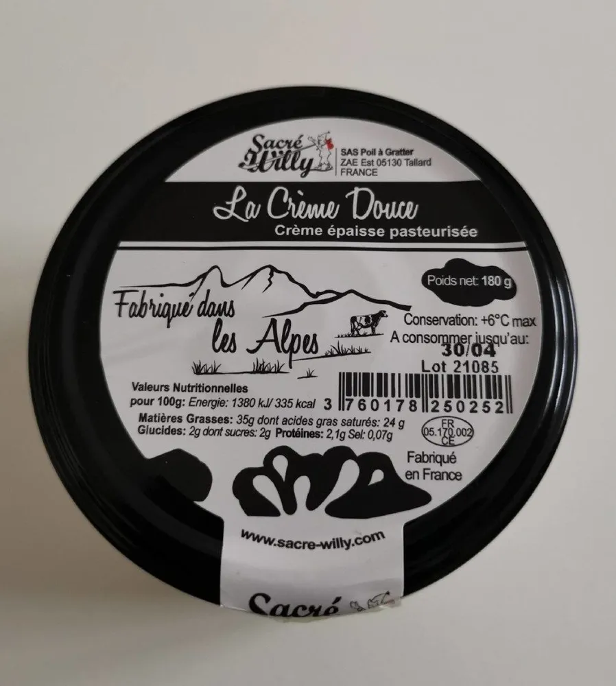 La crème douce