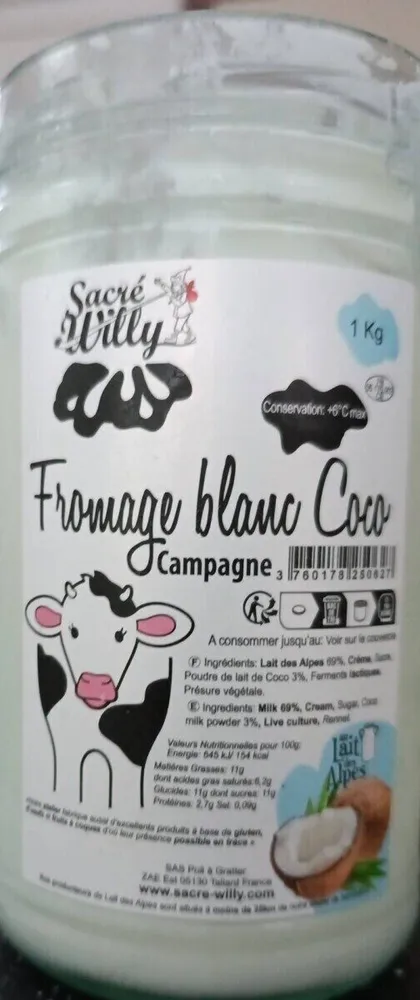 Fromage blanc Coco Campagne