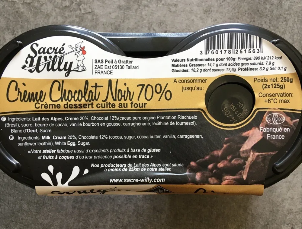 Creme chocolat noir