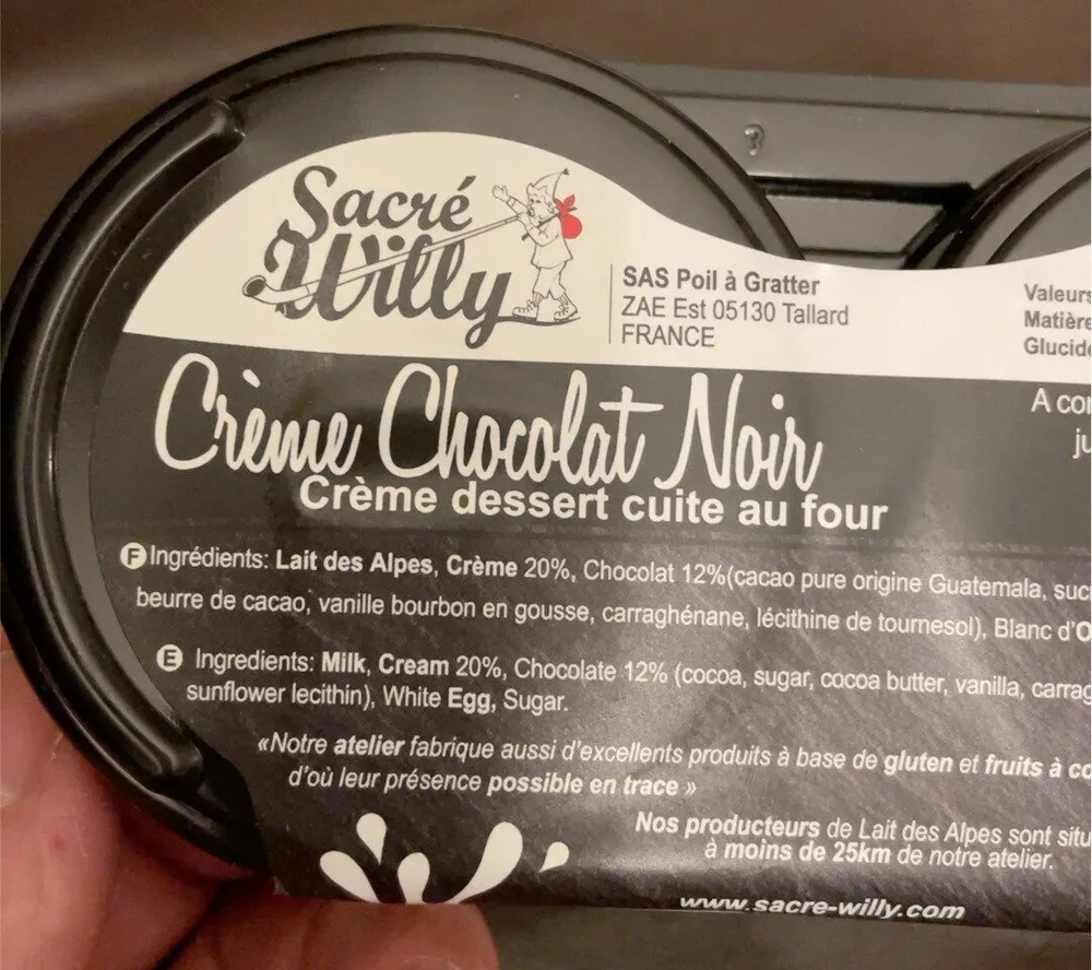 Crème Dessert Noir