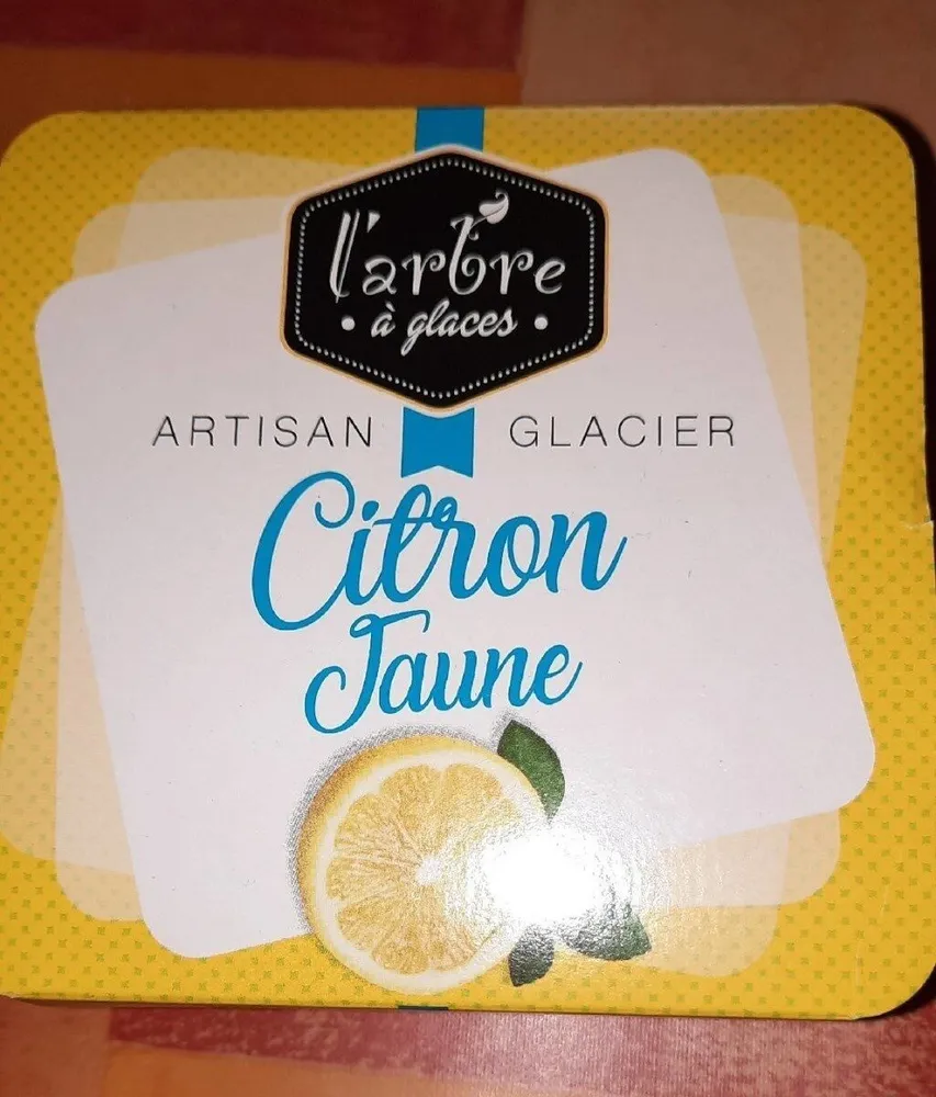 Sorbet citron jaune