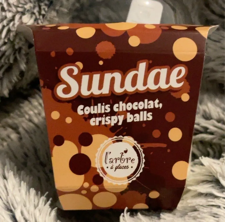 Sundae coulis chocolat crispy balls