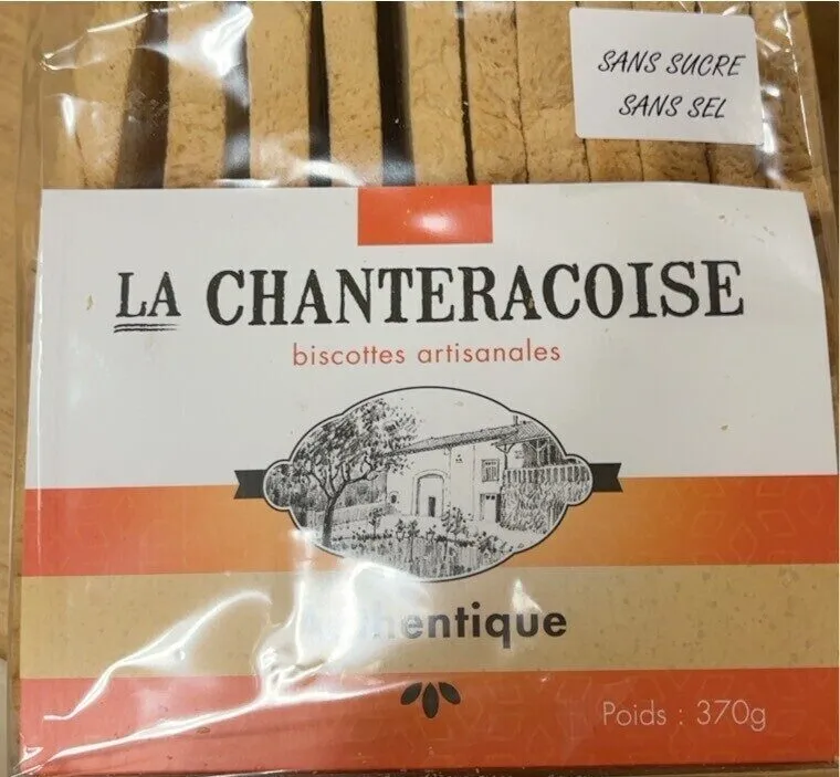 Biscotte, artisanale, authentique, sans sucre, sans sel