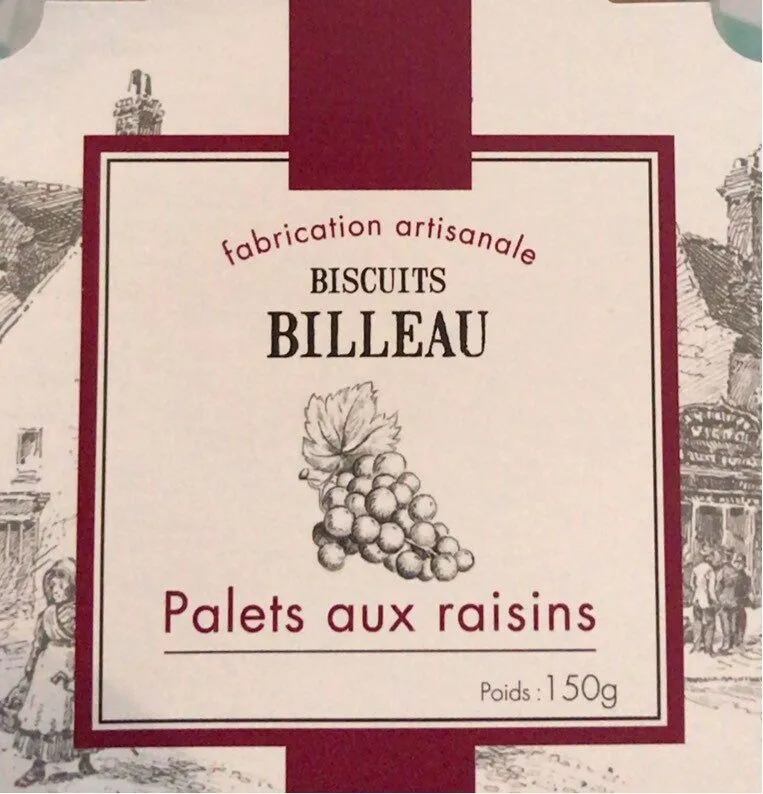 Palets aux raisins