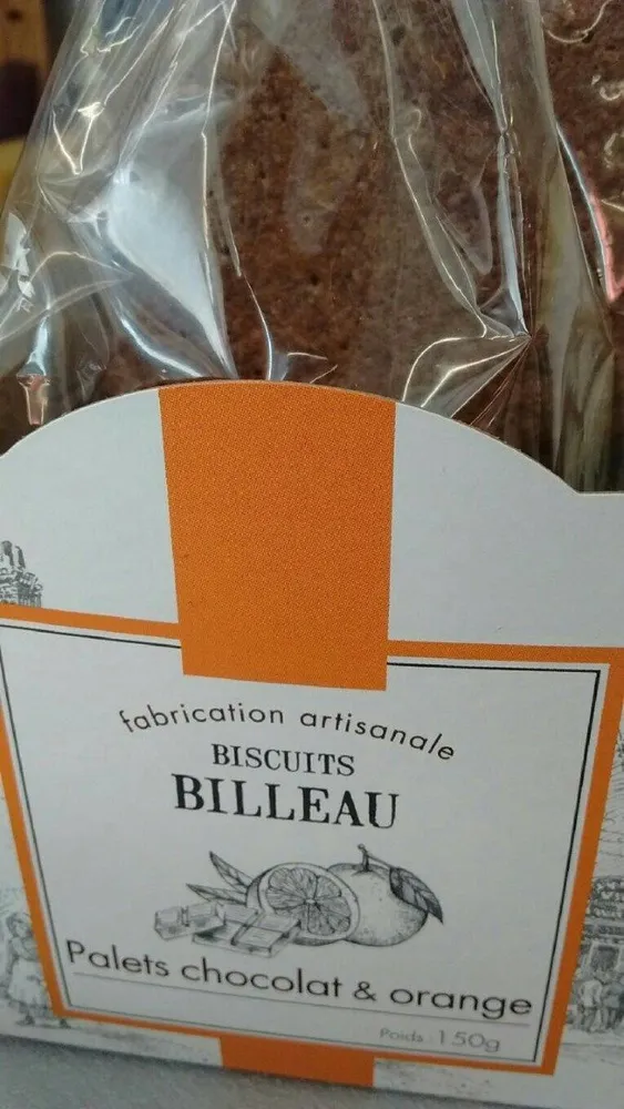 Palets chocolat et orange