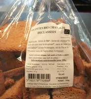 Biscottes bio chataigne déclassées