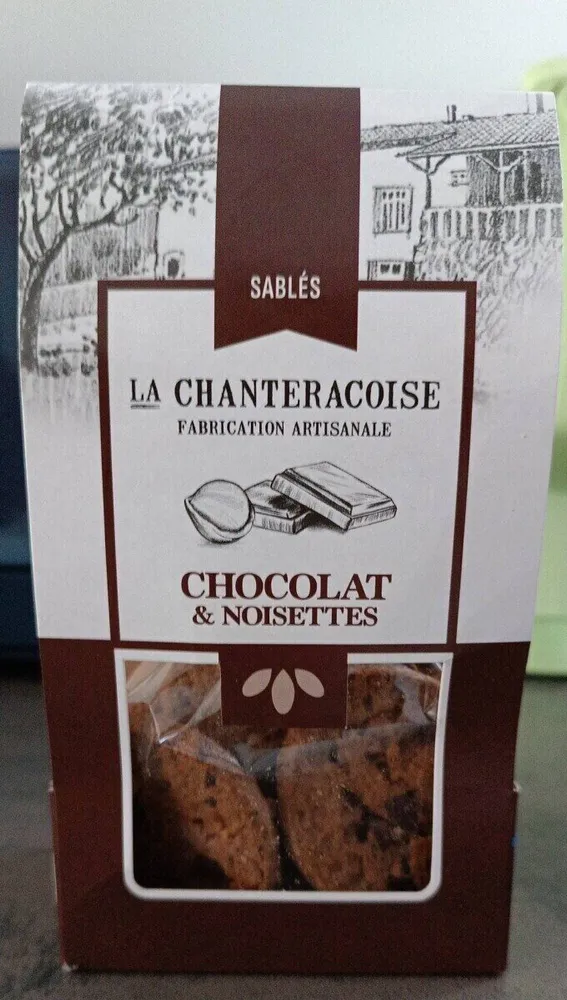 Sablés chocolat et noisettes