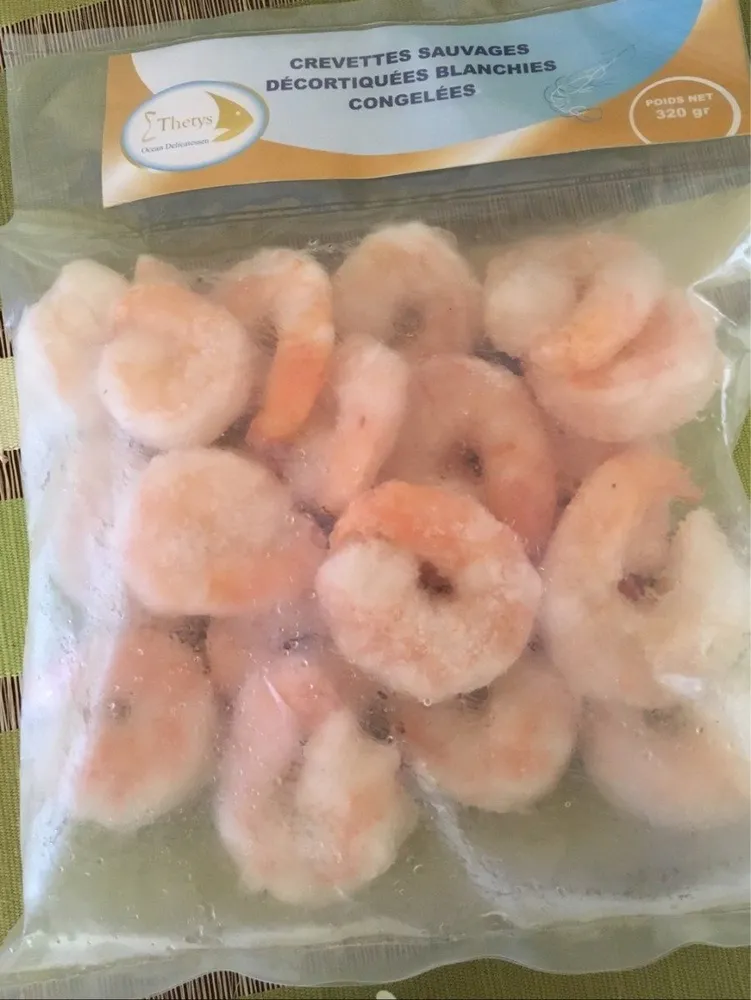 Crevettes sauvages decortiquées