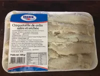 Chiquetaille de colin salée et séchée