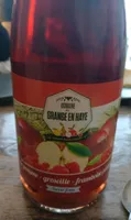 Jus de pomme - groseille - framboise pétillant