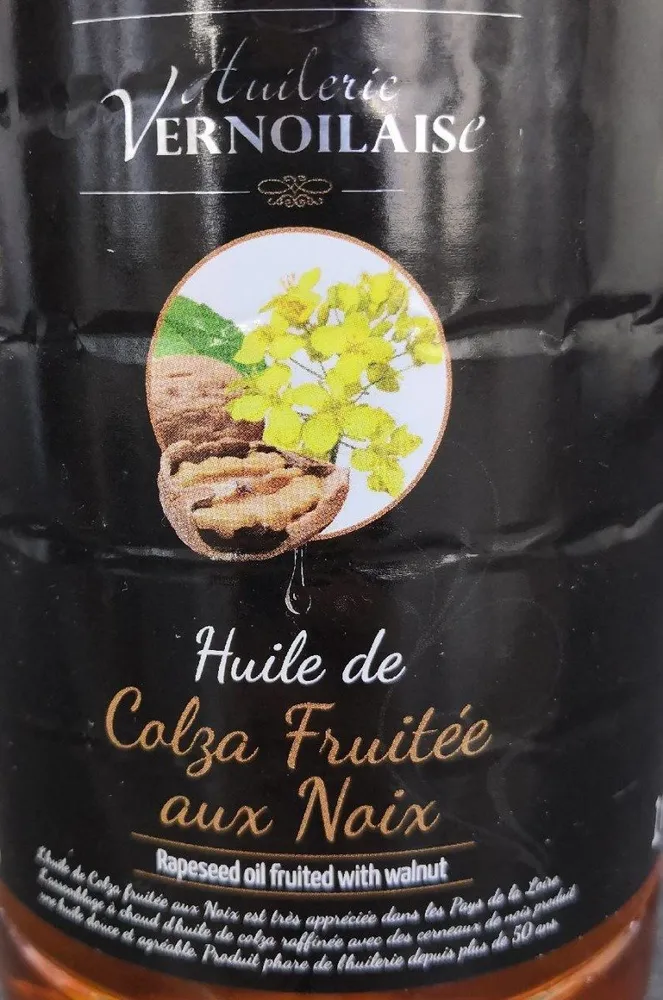 Huile de colza fruité aux noix