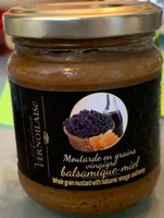 Moutarde en grains vinaigre balsamique miel