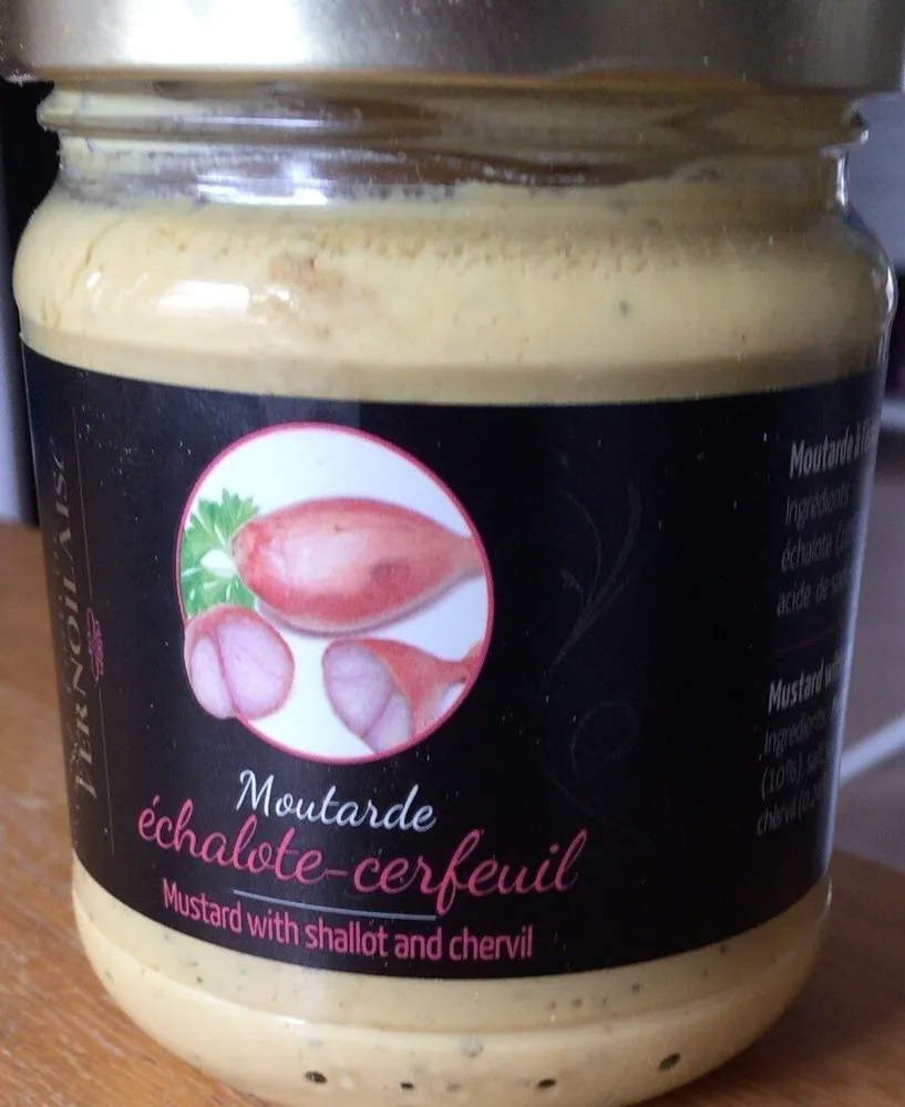 Moutarde echalotte-cerfeuil
