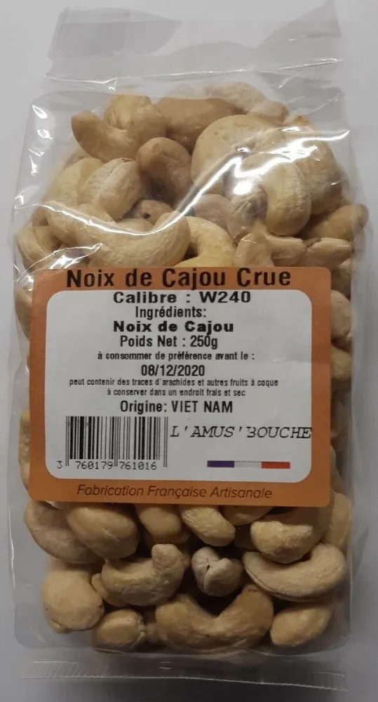 Noix de cajou crue