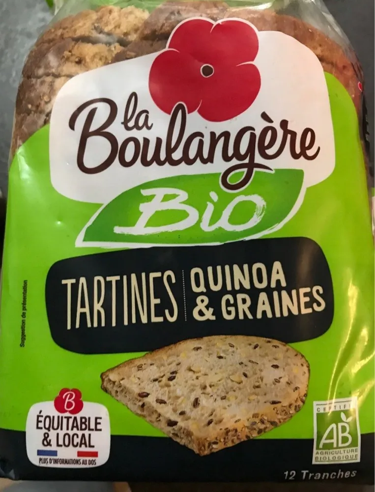 Tartines quinoa & graines