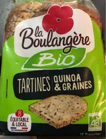 Tartines quinoa & graines