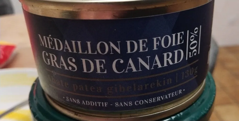 Médaillon de foie gras de canard