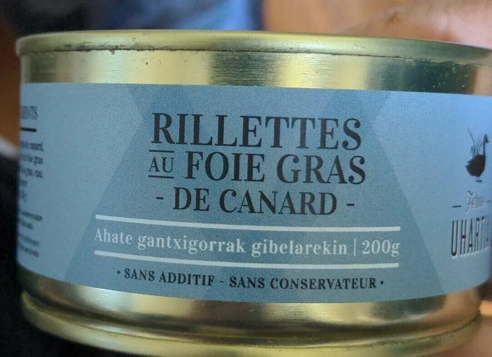 rillettes de foie gras au canard