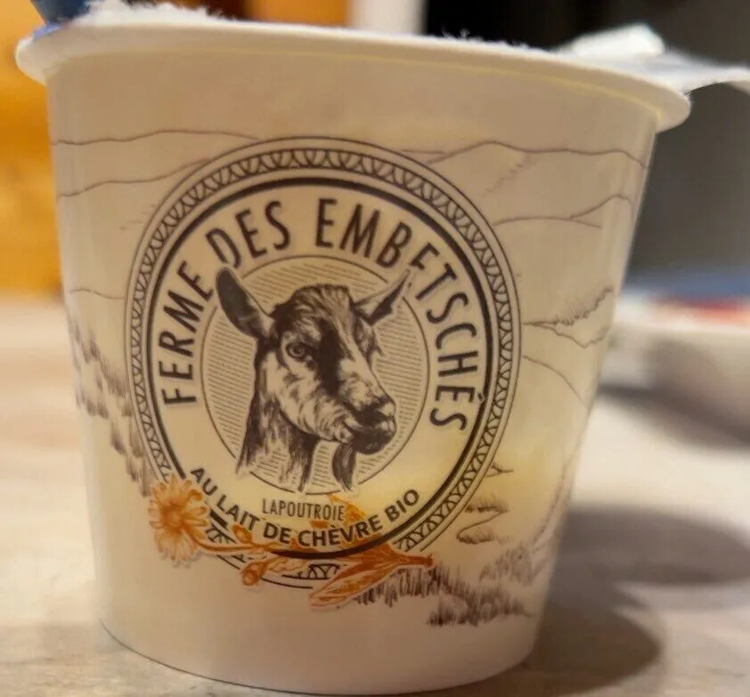 Yaourt au lait de chèvre bio à la vanille