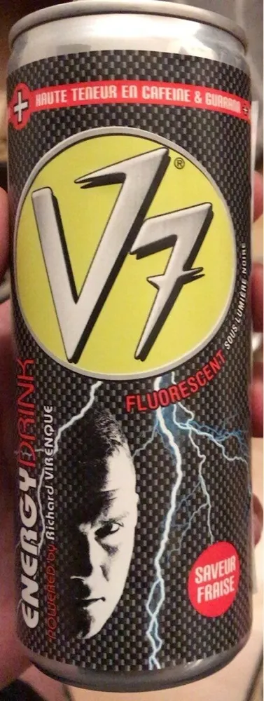 V7 energy drink saveur fraise