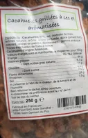 Cacahouète grillés à sec et aromatisés