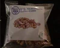 Pistaches decortiquees grillees et salees
