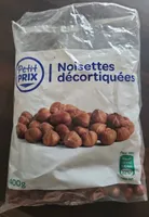 Noisettes décortiquées