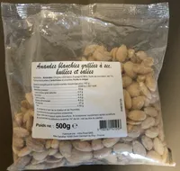 Amandes Blanchies grillées à sec huilés et salées