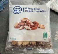Noix du Brésil grillées non salées
