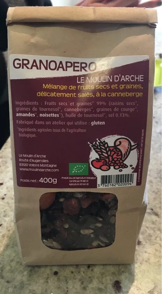 Melange de fruits sec et graine