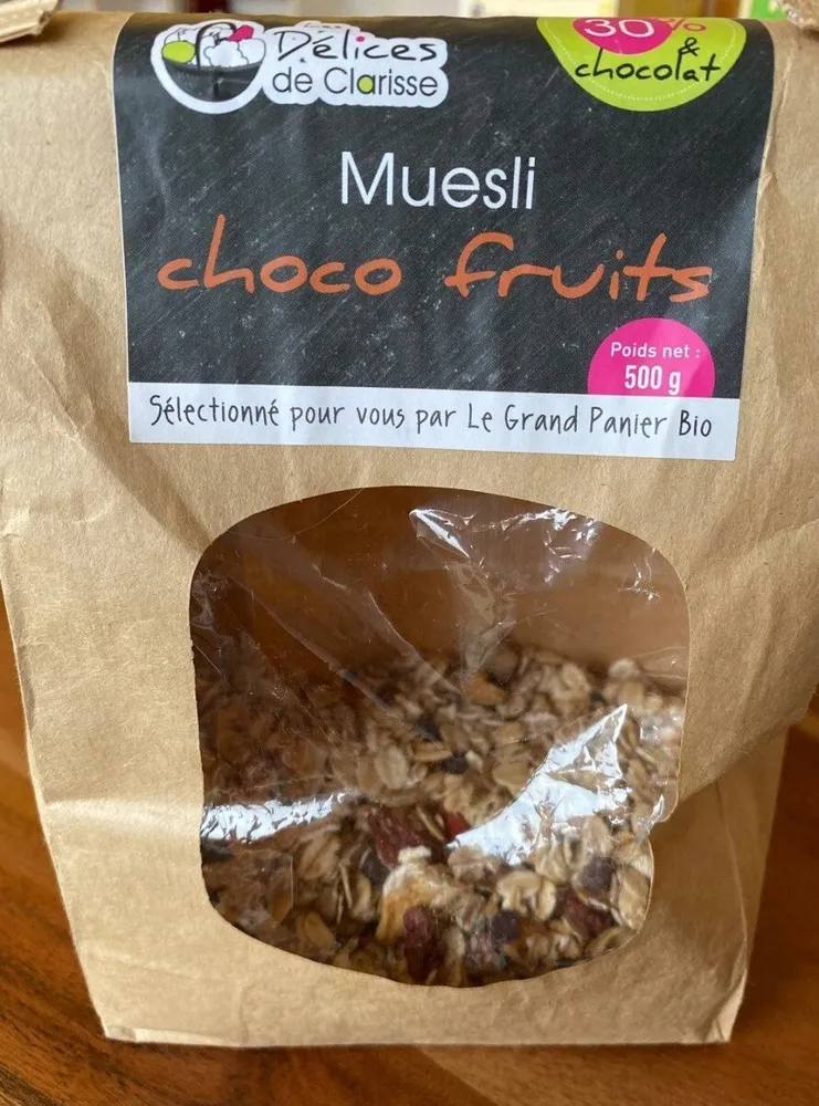 Muesli choco fruits