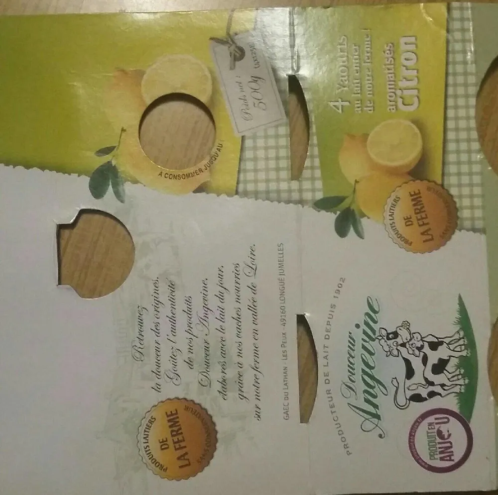 Yaourts citron