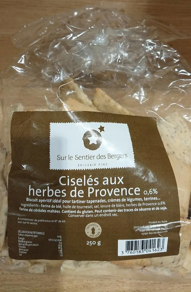 Ciselés aux herbes de Provence
