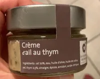 Crème ail et thym
